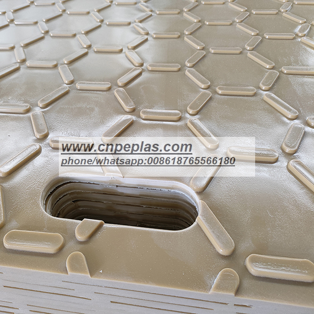 Heavy Duty 4x8 Plastic Uhmwpe Hdpe Temporary Construct Excavator Road Mats