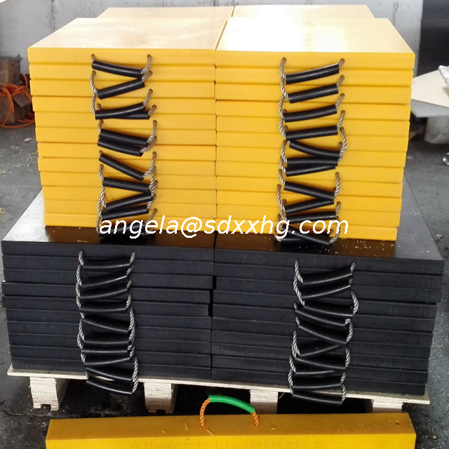 Polyethylene Spreader Plates / Outrigger Pads And Crane Mats