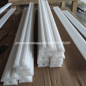 Conveyor Polyethylene UHMWPE Wear Strips Flat Top Chain Linear Guide