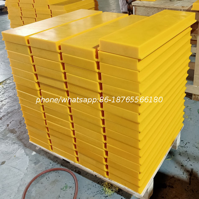 Cnc Machined Uhmwpe Dock Fender Pad Dock Rail Pe Fender Front Pad In Uhmwpe Polymer Plastic With Bolt Holes